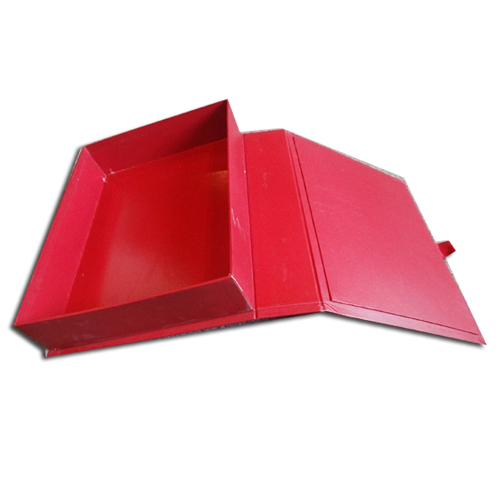 Red Cardboard Skin Care Set Packaging Box