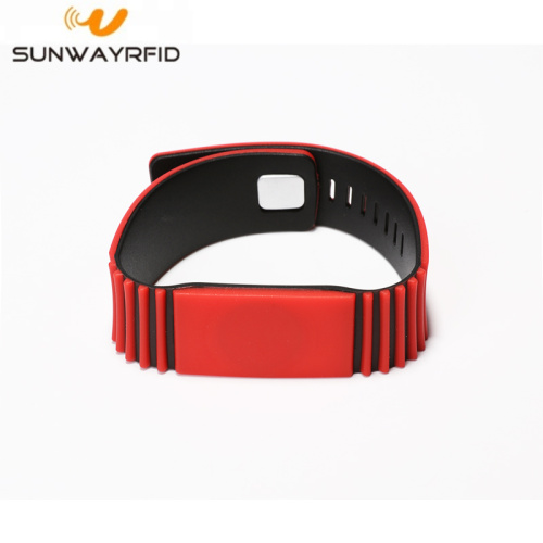 Custom RFID Chip Debossed Silicone Bracelet