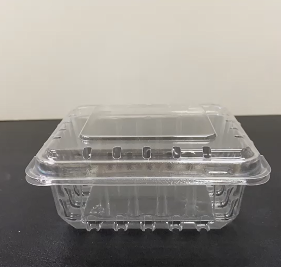 Clamshell Plastic Clear Fruit Container