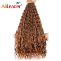 Afro Broad Deep Wave Curls Extension per capelli all&#39;uncinetto