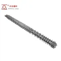 ISO Certified PP&PE Plastic Extruder Bimetallic Parallel Twin Screw Barrel