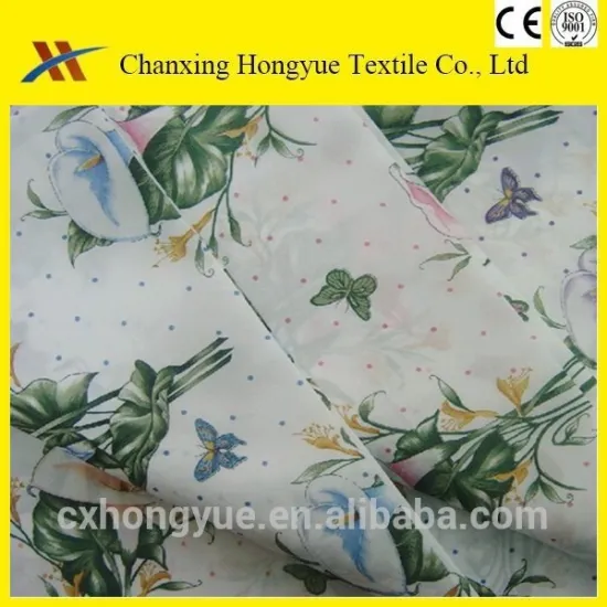 microfiber polyester printed pongee wholesale fabric for sofa,bed sheets