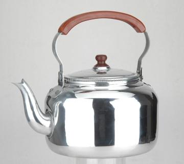 Polished Aluminum Kettle