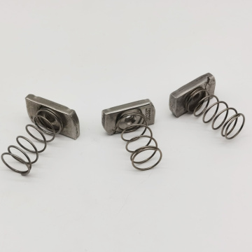 SS304 Channel Nuts with Springs