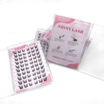 No Glue Pre-Bond Sealant C Curl 10mm False Eyelashes