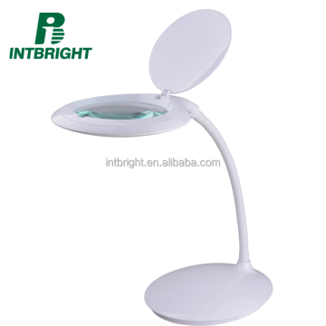 5 Inch LED Reading Table Magnifier Lamp for Beauty Salon Nail Art and Lash Enhancement