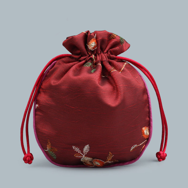 Satin Bag red