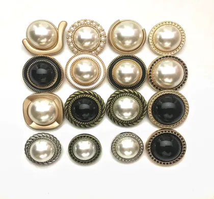 Metal buttons pearl buttons coat decoration buttons