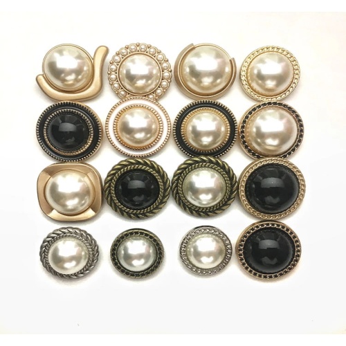 Metal buttons pearl buttons coat decoration buttons