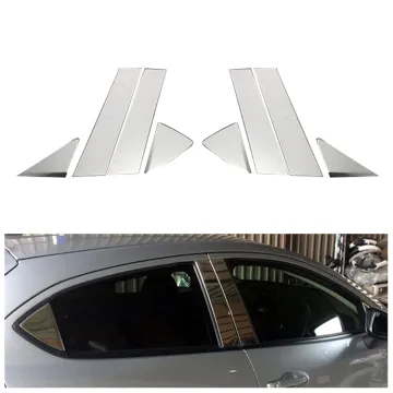 OEM ODM Stainless Steel Window Pillar Cover for Mazda Demio DJ 2017