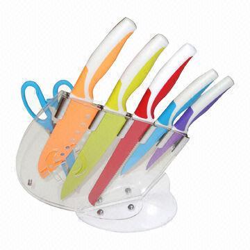 6-piece Knife Set with Nonstick Coating