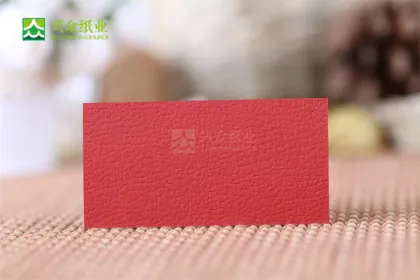 Touch Leatherette Paper Single Side SGS Limon