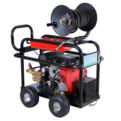 Petrol High Pressure Washer: High-Pressure Pipeline Dredging and Drain Cleaning Machine