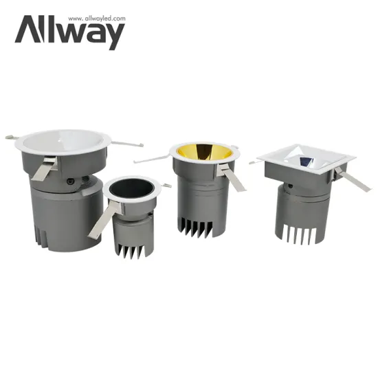ALLWAY LED Spotlight: Adjustable 3 Color Temperatures - 5W, 7W, 12W, 20W - COB Spot Light