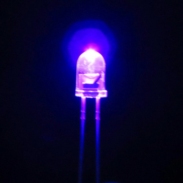 5mm UV LED 420nm Ċippa tal-Epileds LED minn toqba li tgħaddi