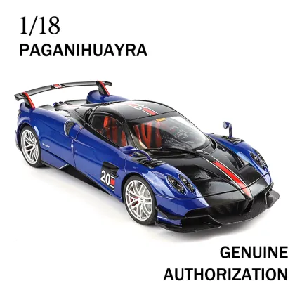 1:18 Pagani Huaya Alloy Diecast Car Model with Sound and Light Features