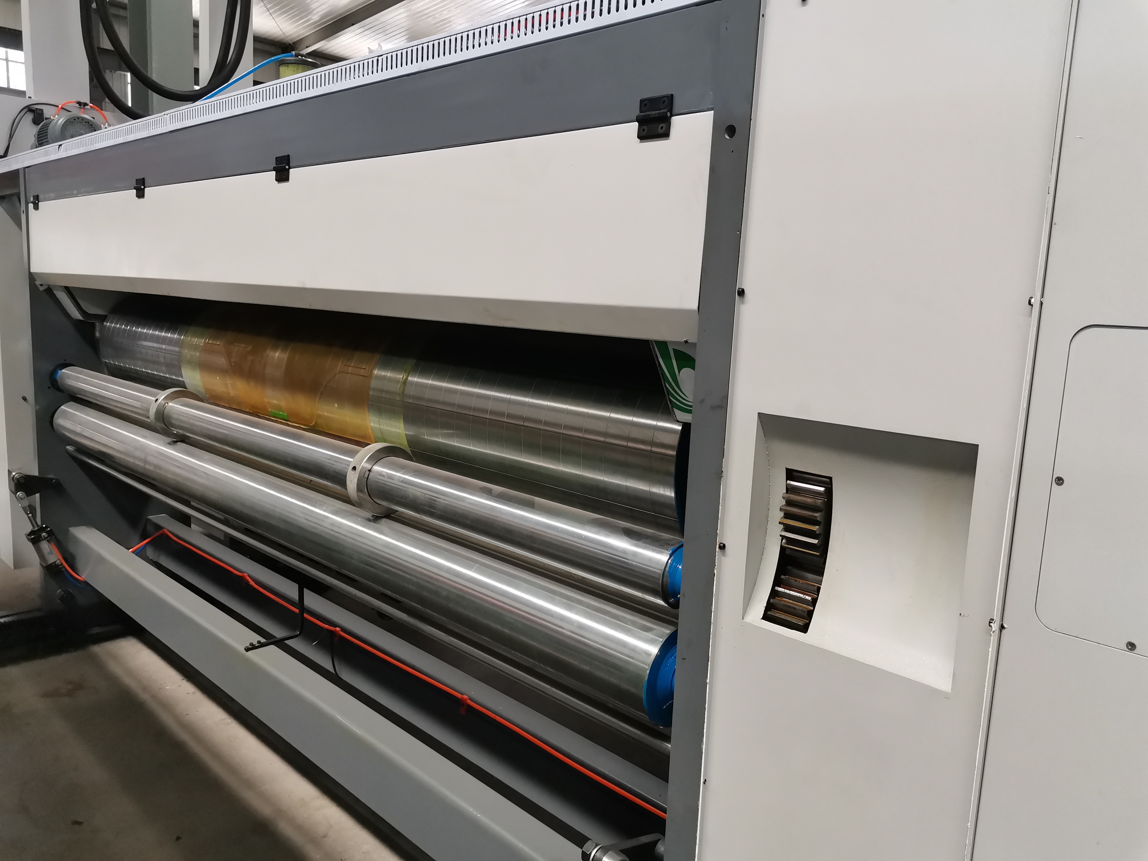 Flexo Printing Slotting Die Cutting Cardboard Machine