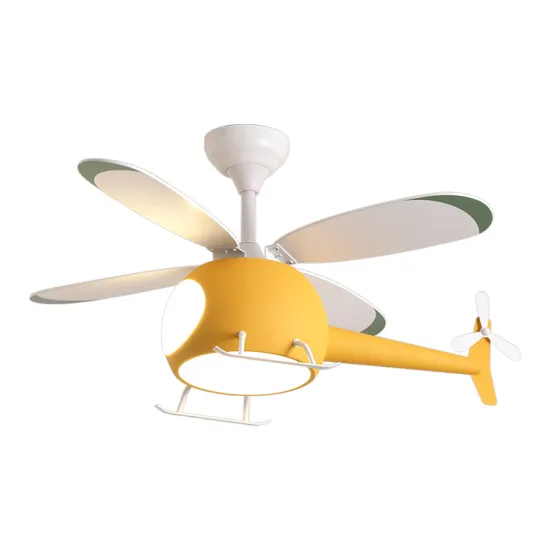 Colorful LED Ceiling Fan with Light for Children's Bedroom