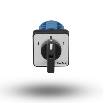 Cantak LW26-20 3 Position Electric Rotary Switch - Front Mounting, CE Certified
