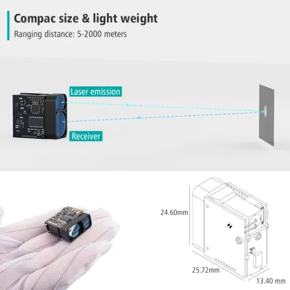 1000m Raspberry Pi Laser Range Finder