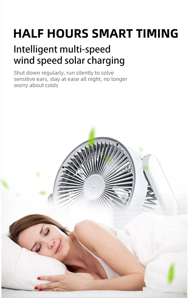 small solar fan