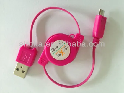 2017 CE ROHS Approved Retractable Data Cable for mobile phone