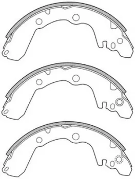Hyundai sonata brake shoes 5830534A00