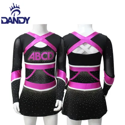 Cheerleading Long Sleeves All Star Sports Wear Outfit