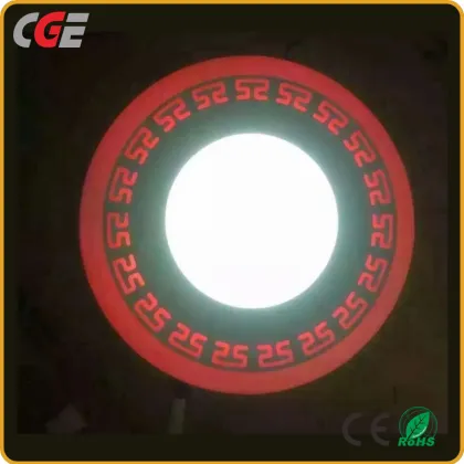 Double Color Round LED Down Lights LED Panel Lighting LED Panel Lamp LED Panel Light
