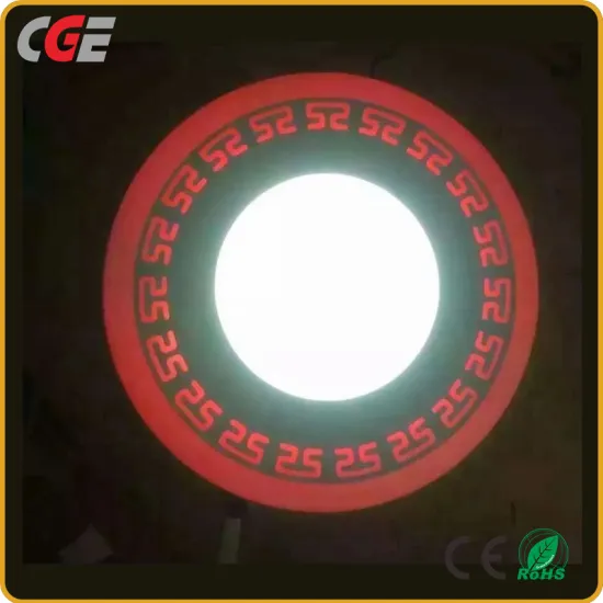 LED Lamp LED Panel Light Surface Mounted 6+3W Double Color LED Round Lighting LED Panel Lighting