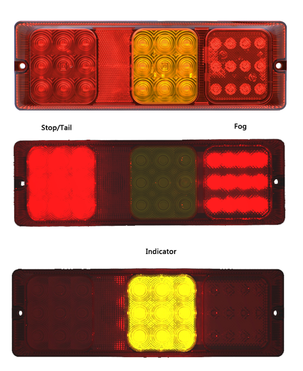 Truck Trailer Combination Rear Tail Lamp