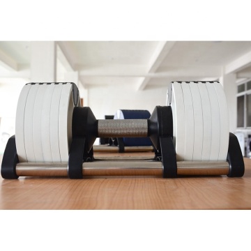 Fast Adjust Turning Handle Adjustable Dumbbell 32kg - Weight Lifting Gym Equipment