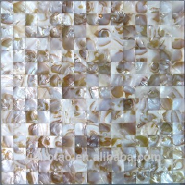 Natural fresh water white mother of pearl shell mosaic tile