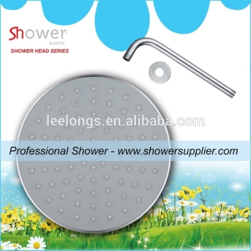 Sh-3677 abs plastik krom berlapis 8 inci curah hujan langit-langit shower kepala dengan lengan shower