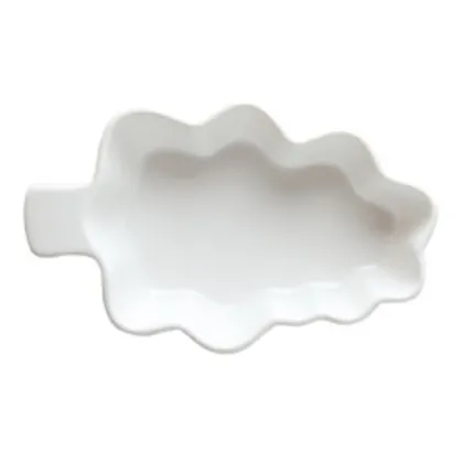 leaf shape  Restaurant plates christmas plates  porcelain plate