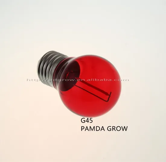 Vintage E14 E12 E17 G45 filament 1w 2w 3w bullb led clear glass high bright