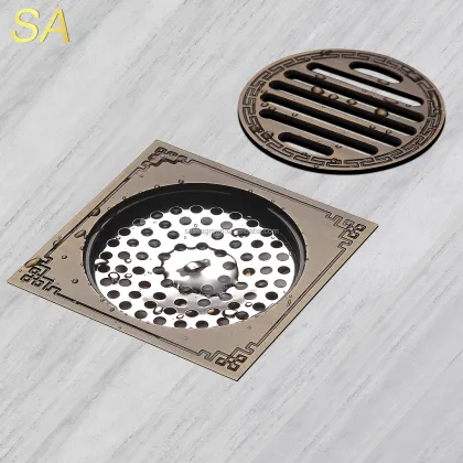Retro Hotel Bathroom Floor Drain - Odor Proof and Bestselling