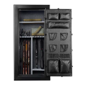 Fireproof gun safe reconfigurable electronic mechanical locks