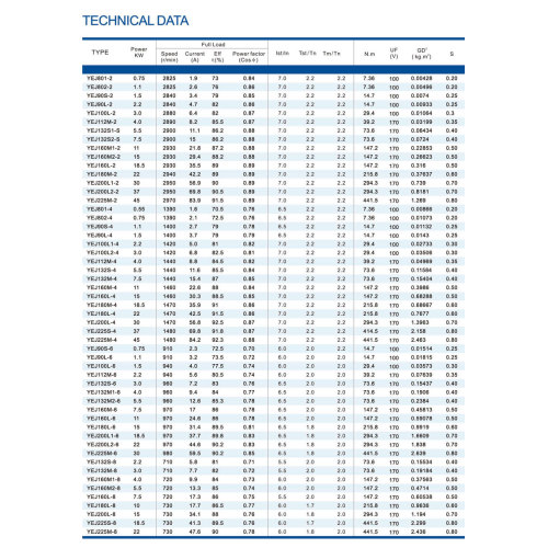 4445YH series three-phase asynchronous motor