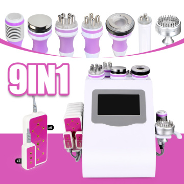 9in1 40k Ultrasonic Radio Frequency Vacuum Slimming Cold Photon&Micro Current Face Skin Care Lipo laser Slim Beauty Machine
