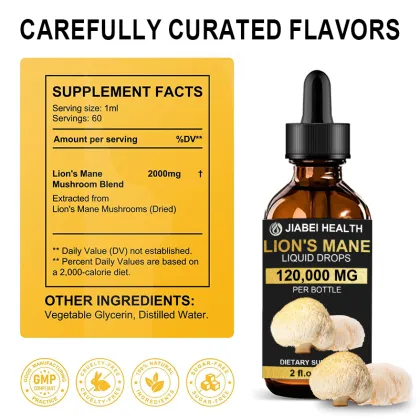 Lion Mane Liquid Drops 120,000 mg