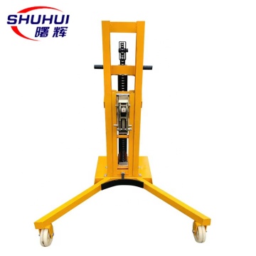 DTF450 Pedaled Hydraulic Drum Lifter - U-shaped Right-angle Lifter, 600mm Lifting Height