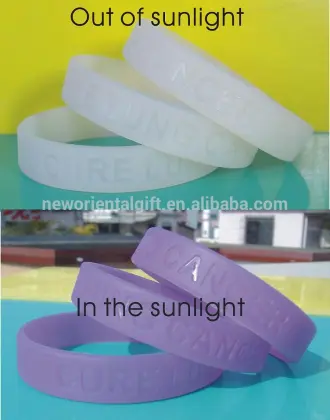 Photographic Silicone wristbands