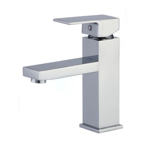 Square Brass Single Handle Basin Faucet