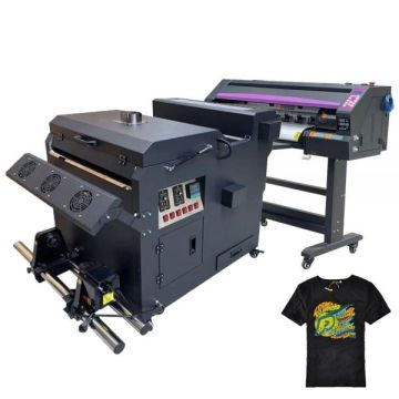 हॉट सेलिंग I3200 XP600 PRINTHEAD DTF प्रिंटर 60 सेमी ओवन के साथ टी-शर्ट और हूडियों के लिए