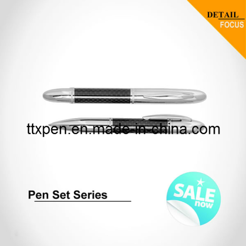 Carbon Fiber Gift Pen Set for Business Gift Use