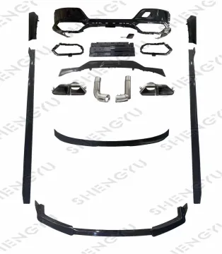 BMW 2023 7 Series G70 Body Kit M760 Black Warrior - Front Lip, Rear Diffuser, Tail Pipes, Side Skirts Upgrade
