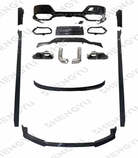 BMW 2023 7 Series G70 Body Kit M760 Black Warrior - Front Lip, Rear Diffuser, Tail Pipes, Side Skirts Upgrade