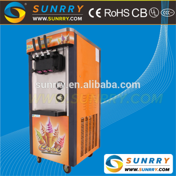 Guangzhou factory commercial floor type soft ice cream vending machine maker for sale
