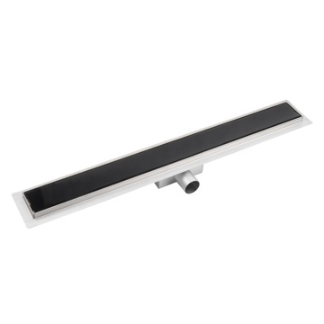 Linear Shower Drain with Tempered Glass Side Outlet: A Stylish Floor Drain Solution